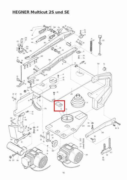 Ersatzteilzeivhnung Multicut 2S/SE